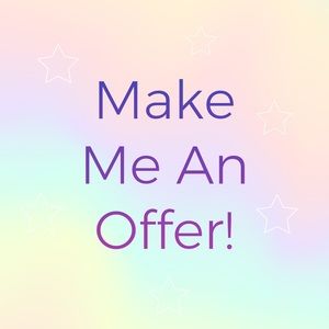 Make me an offer on any of items in my closet!